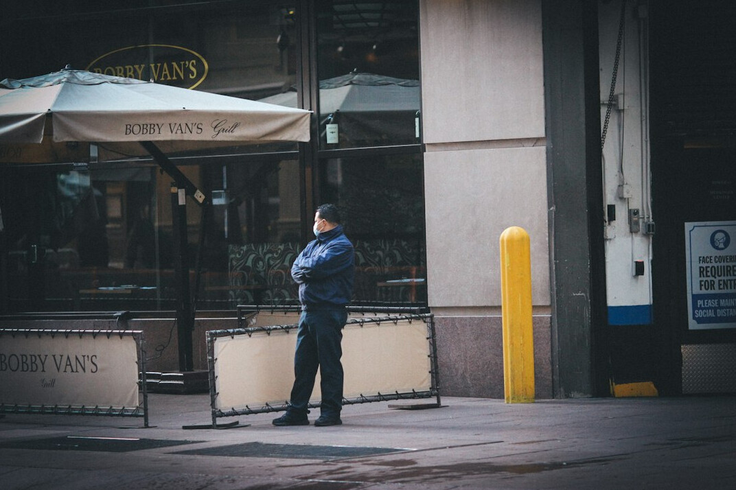 store security guard watching